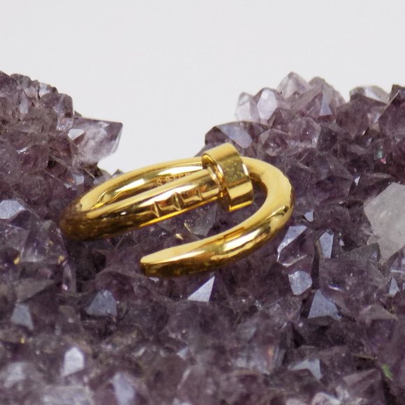 twisted nail ring trendy delicate dainty - Picture 7 of 10